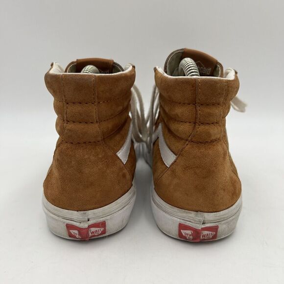 Vans Off The Wall Scotchgard Brown Suede 3M Sneaker Shoes High Top Men’s Size 7 - Picture 6 of 11